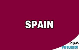 Nước Tây Ba Nha tiếng anh là gì