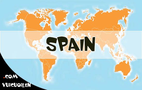 Nước Tây Ba Nha tiếng anh là gì