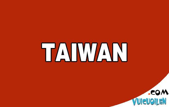 Nước Đài Loan tiếng anh là gì