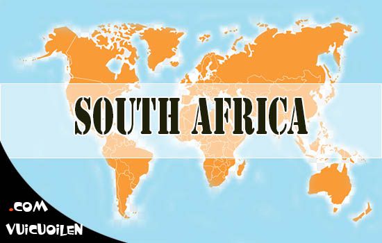 Nước Nam Phi tiếng anh là gì