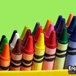 Cái bút màu tiếng anh là gì