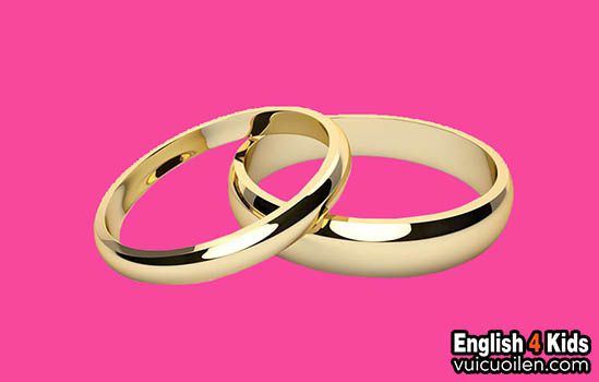 Cái nhẫn cưới tiếng anh là gì