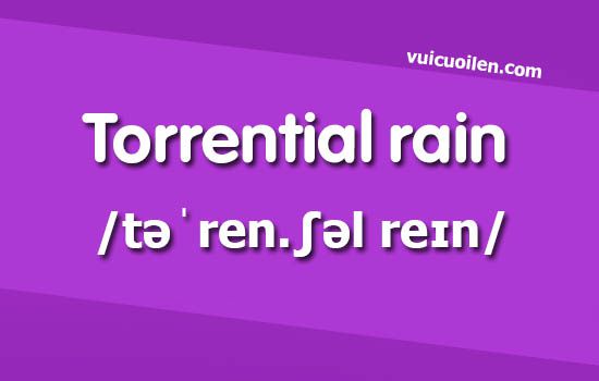 Có mưa thường xuyên tiếng anh là gì