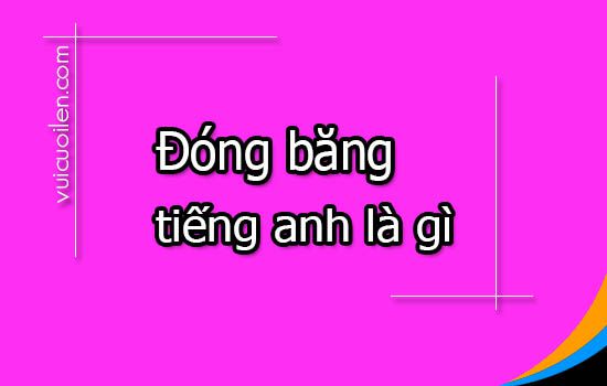 Đóng băng tiếng anh là gì