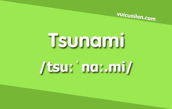 Sóng thần tiếng anh là gì