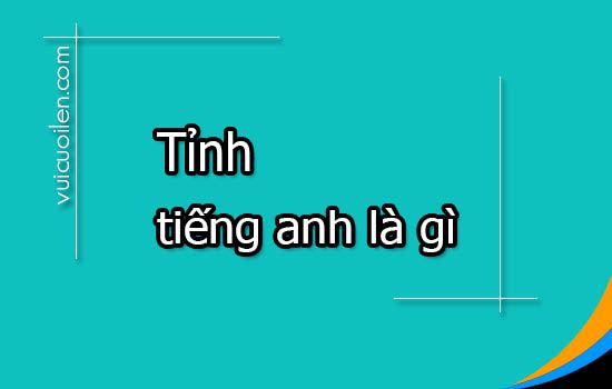 Tỉnh tiếng anh là gì