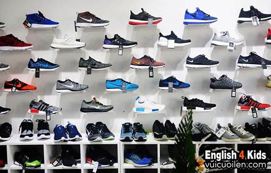Cửa hàng giày dép tiếng anh là gì
