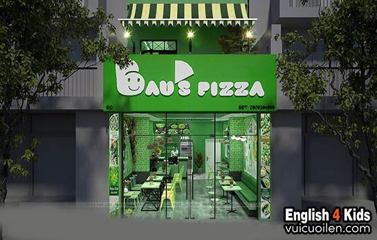 Cửa hàng pizza tiếng anh là gì
