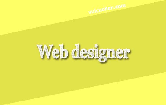 Người thiết kế web tiếng anh là gì