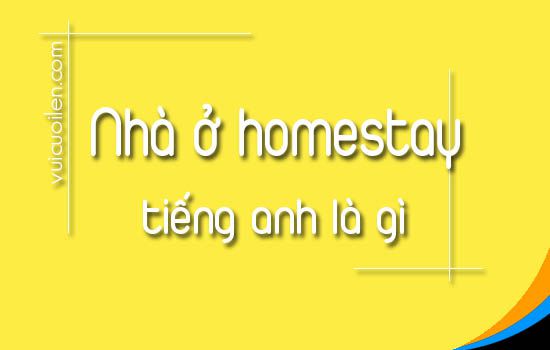 Nhà ở kết hợp nhà trọ cho khách du lịch tiếng anh là gì