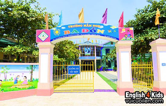 Trường mầm non tiếng anh là gì