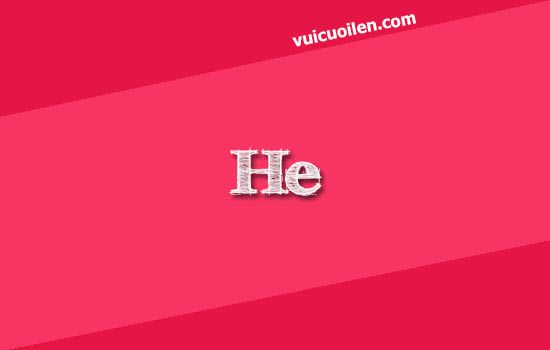 Anh ấy tiếng anh là gì