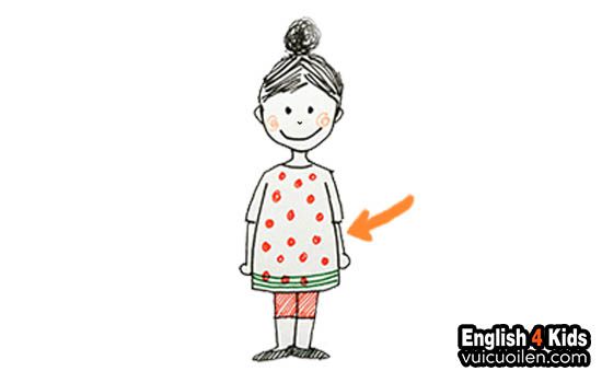 Tay trái tiếng anh là gì