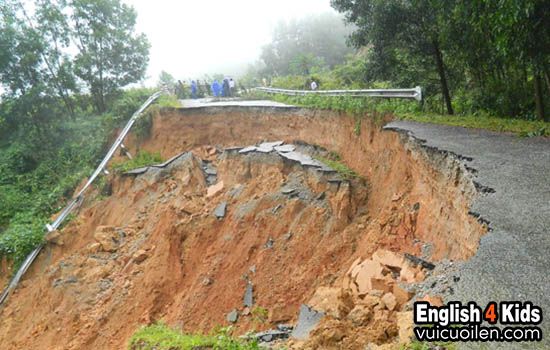 Cao và dốc tiếng anh là gì