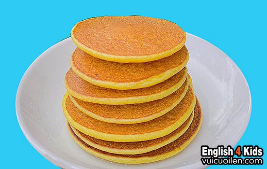 Bánh kếp tiếng anh là gì