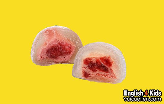 Bánh mô-chi tiếng anh là gì