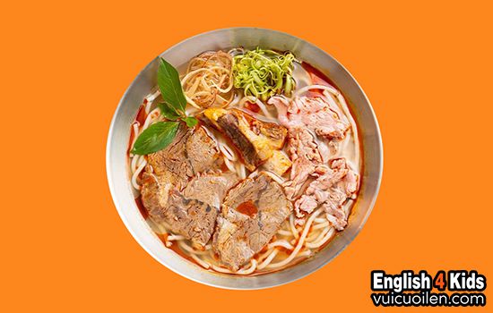 Bún bò tiếng anh là gì
