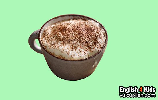 Cà phê mô-cha tiếng anh là gì