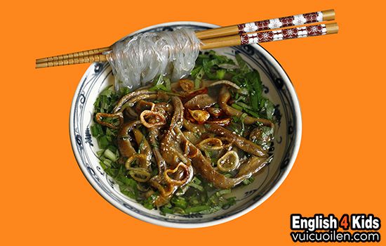 Miến lươn tiếng anh là gì