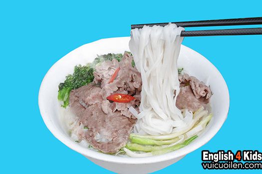 Phở tiếng anh là gì
