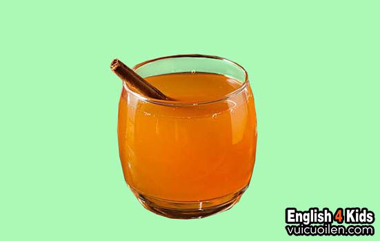 Rượu táo tiếng anh là gì