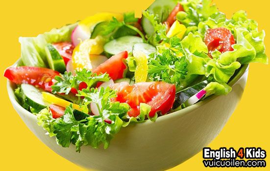 Món rau trộn tiếng anh là gì