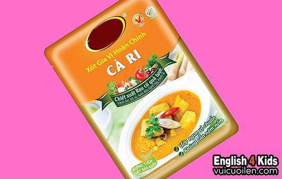 Nước sốt cà ri tiếng anh là gì