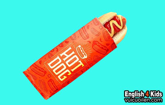 Bánh mì kẹp xúc xích tiếng anh là gì