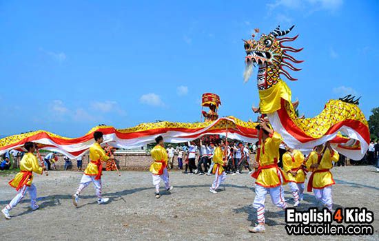 Múa rồng tiếng anh là gì