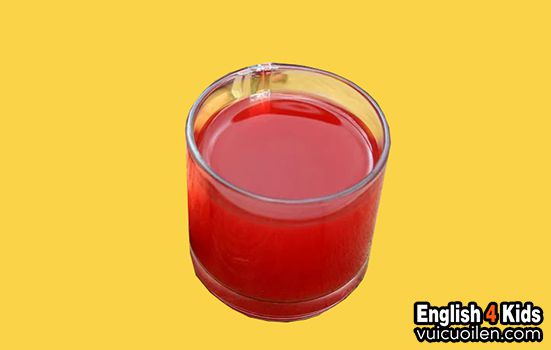 Nước ép củ dền tiếng anh là gì
