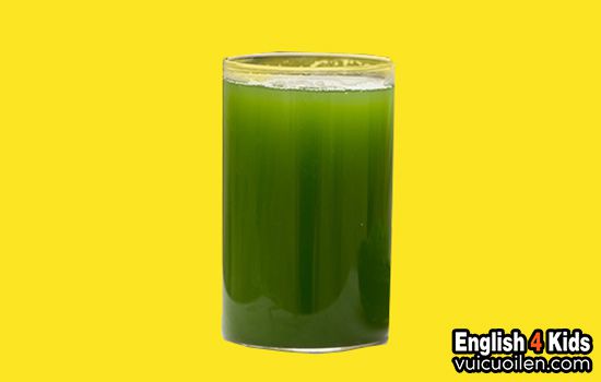 Nước ép mướp đắng tiếng anh là gì