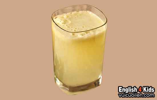 Nước ép nhãn tiếng anh là gì