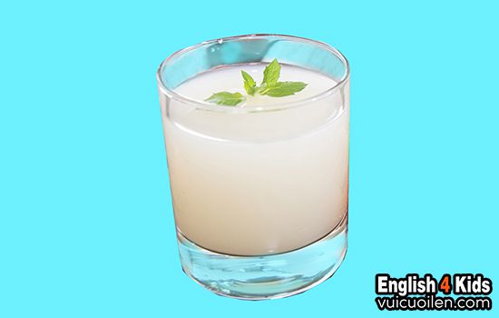 Sinh tố vải tiếng anh là gì