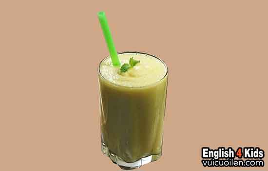 Nước ép sầu riêng tiếng anh là gì