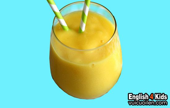 Sinh tố mít tiếng anh là gì