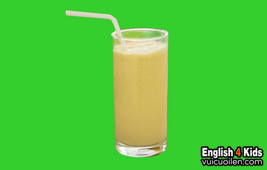 Sinh tố ngô tiếng anh là gì