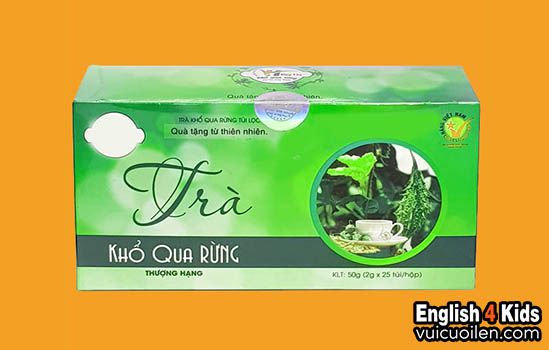 Trà khổ qua tiếng anh là gì