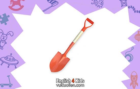Cái xẻng tiếng anh là gì