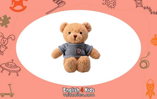 Gấu bông Teddy tiếng anh là gì