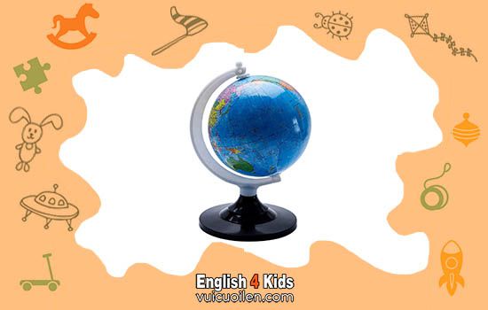 Quả địa cầu tiếng anh là gì