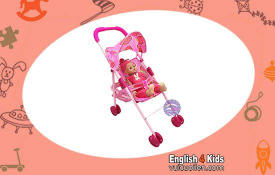 Xe đẩy búp bê tiếng anh là gì